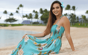 Women Hawaiian Dresses Rayon